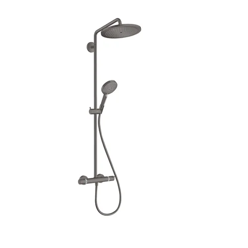 Hansgrohe Croma Select S Showerpipe EcoSmart 280 Juoda matinė image 3