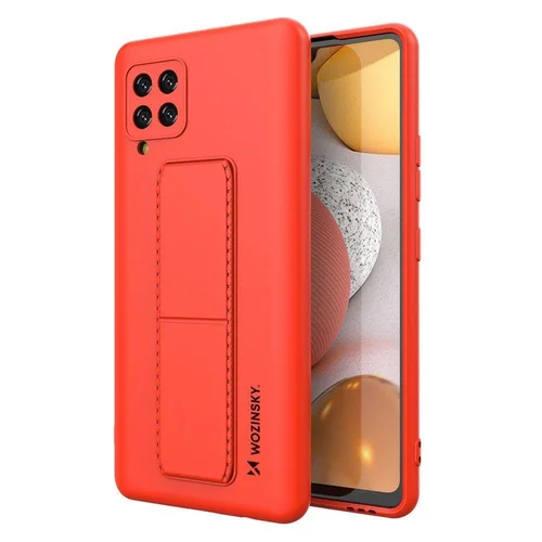 Wozinsky dėklas su stoveliu Samsung Galaxy A42 5G, raudonas image 1