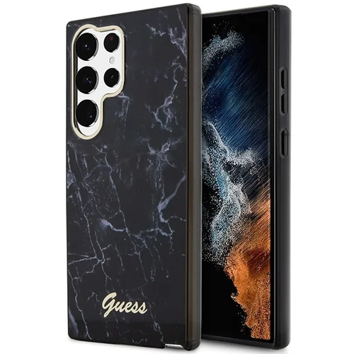 Guess GUHCS23LPCUMAK dėklas S23 Ultra juodas image 3