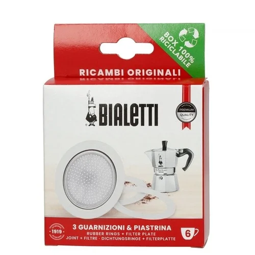 Bialetti tarpinė ir sietelis kavinukui, 6 puodelių, 300 ml image 1