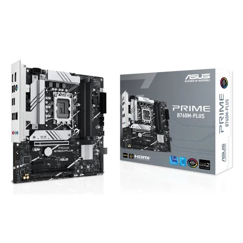 ASUS PRIME B760M-PLUS LGA 1700 DDR5 micro ATX pagrindinė plokštė image 1