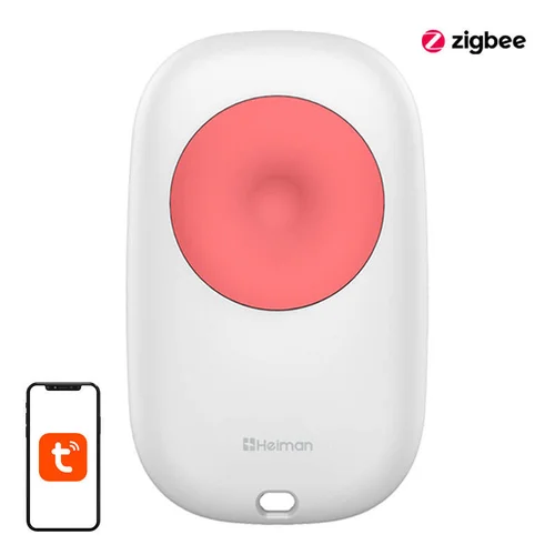Heiman HS1EB Tuya Zigbee 3.0 avarinis mygtukas image 1