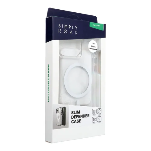 ROAR Slim Defender dėklas iPhone 16 Pro Max, skaidrus image 2