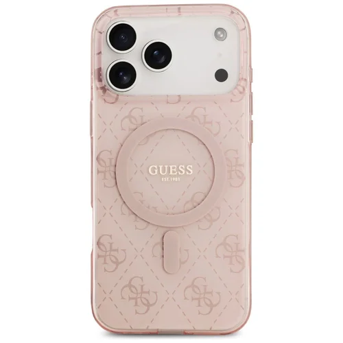 GUESS GUHMP17XH4DTEP dėklas iPhone 17 Pro Max, rožinis image 3