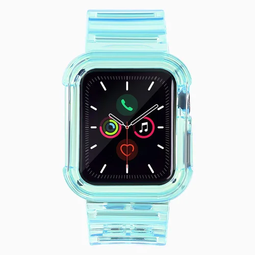 Apple Watch 40 mm TPU apyrankės ir korpuso rinkinys, mėlynas image 1