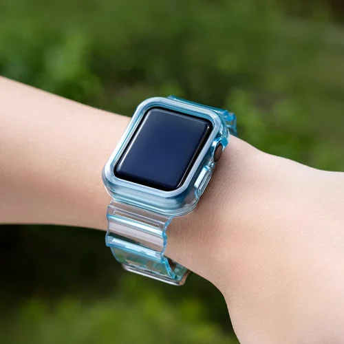 Apple Watch 40 mm TPU apyrankės ir korpuso rinkinys, mėlynas image 3