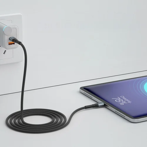 3mk Hyper Cable N-SERIES USB-C–USB-C 3 m 100 W, juodas image 3
