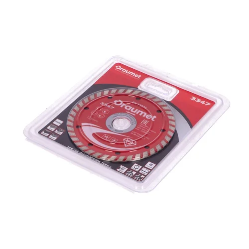 DRAUMET Turbo deimantinis diskas 115 x 22,23 x 2,4 mm image 2