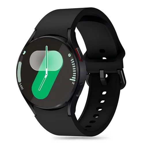 Tech-Protect silikoninis dirželis Samsung Galaxy Watch 4/5/5 Pro/6/7/FE, juodas image 1