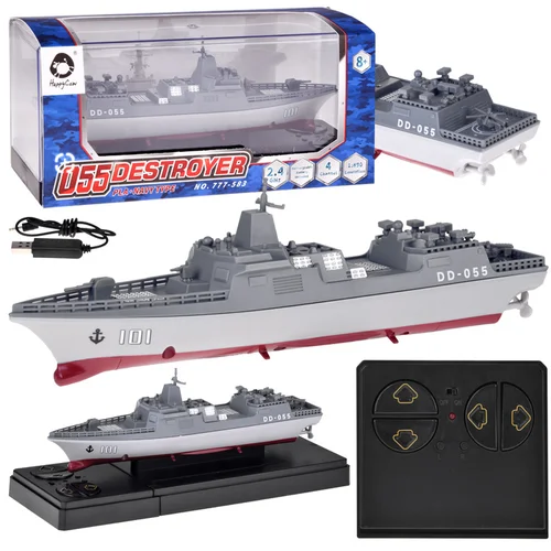 DDDD-055 nuotoliniu būdu valdomas kovinis laivas 1:890 image 1