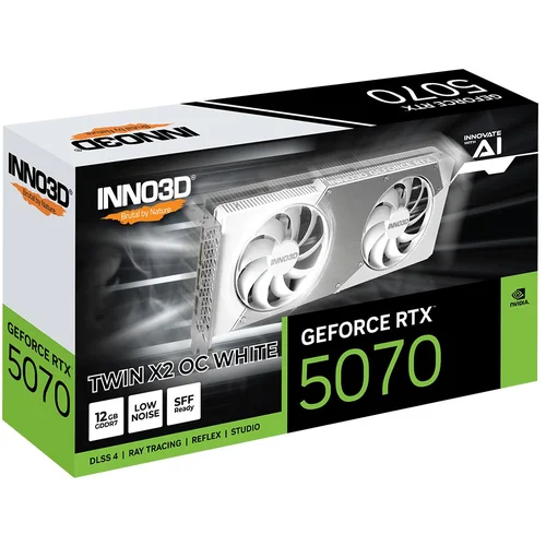 INNO3D GeForce RTX 5070 TWIN X2 OC WHITE 12 GB GDDR7 image 2