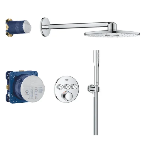 GROHE Precision SmartControl termostatinis potinkinis dušo komplektas su 310 mm skersmens dviejų srovių lietaus galva image 2