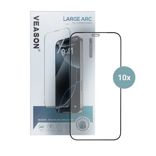Veason 6D Pro stiklas Samsung Galaxy S25 Ultra, 10 vnt., juodas image 2