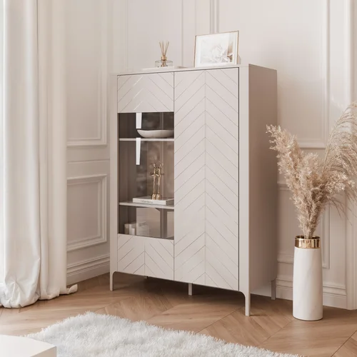 LORIEN dviejų durų vitrina 103 cm, kašmyro image 1