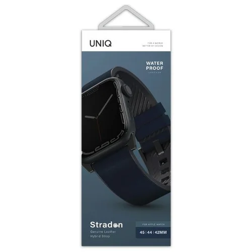 Uniq Straden mėlynas dirželis Apple Watch 42/44/45/49 mm image 3