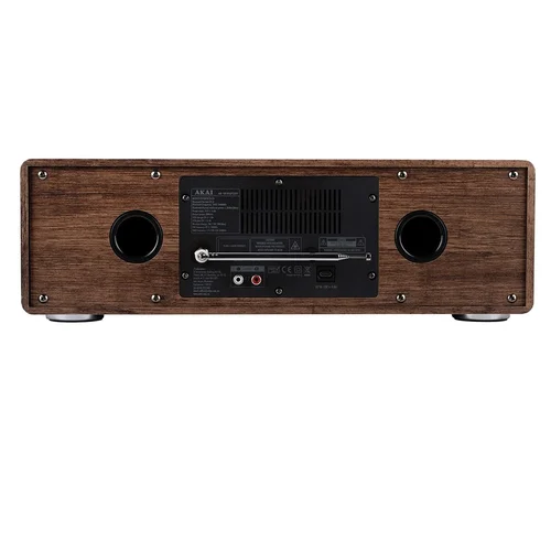 AKAI AM-100 RHAPSODY stereo sistema, 30 W, juoda-ruda image 3