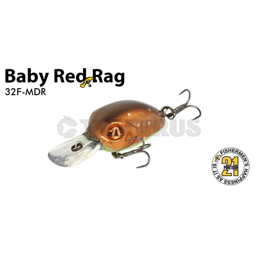 Pontoon21 Baby Red Rag 32F-MDR 32 mm, 042 Matte Chartreuse Perch image 1