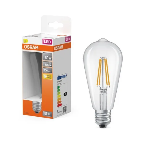 Osram LEMP LED FIL EDIS 5.9W E27 827 806LM image 3