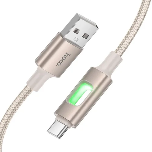 Hoco U144 USB-A–USB-C 1,2 m baltas kabelis image 2