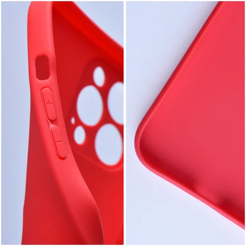 Samsung S25 FE minkštas silikoninis dėklas, raudonas image 3