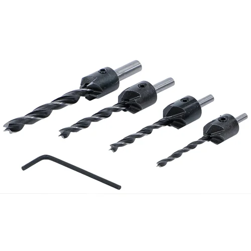 BGS technic 50790 grąžtų-frezų rinkinys 4 vnt. image 1