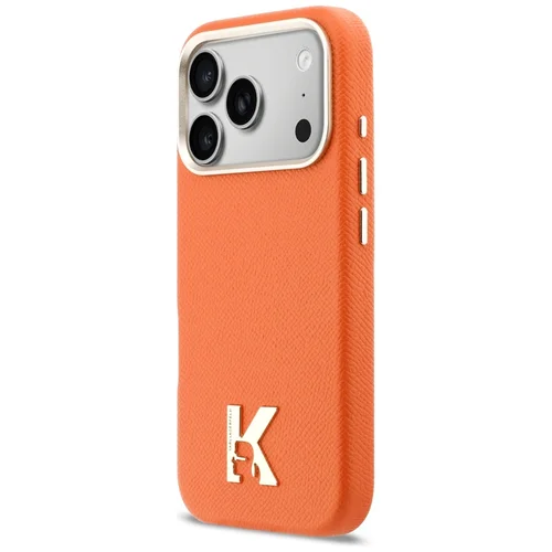 KARL LAGERFELD KLHMP17L5PGFKHGO dėklas iPhone 17 Pro, oranžinis image 2