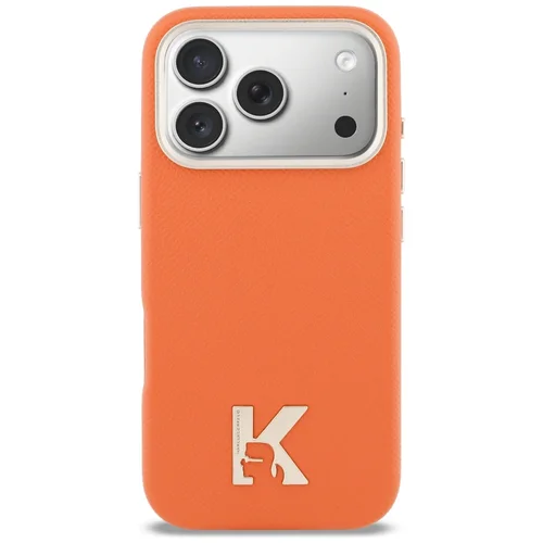KARL LAGERFELD KLHMP17L5PGFKHGO dėklas iPhone 17 Pro, oranžinis image 3