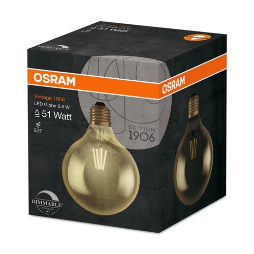 OSRAM G125 LED lemputė, E27, 7,5 W image 3