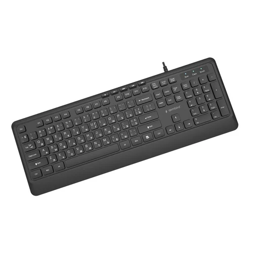 Gembird KB-MCH-05-CYRL Slim laidinė klaviatūra, juoda image 3