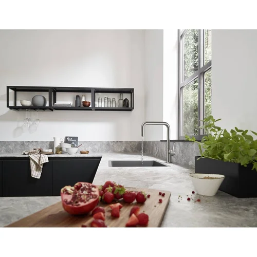 Hansgrohe Talis M54 72806000 juoda matinė virtuvinis maišytuvas image 2