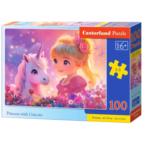 100 dalių „Princesė su vienaragiu“ dėlionė B-111299 image 1