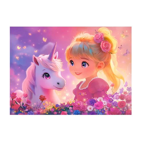 100 dalių „Princesė su vienaragiu“ dėlionė B-111299 image 2