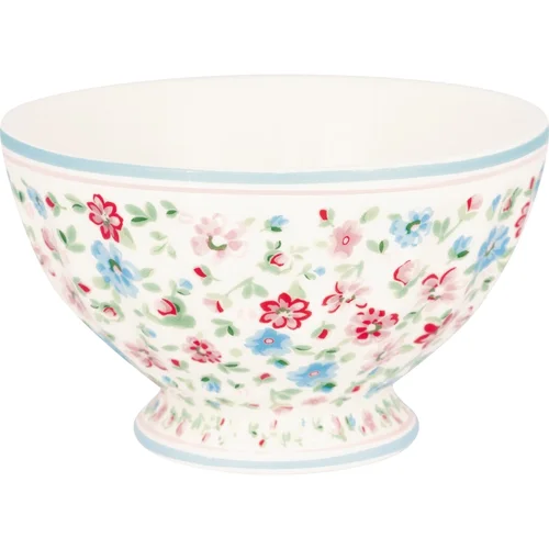 GreenGate LOUISA white porcelianinis dubenėlis image 1