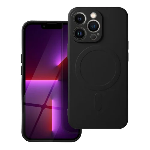 Mag Cover silikoninis dėklas iPhone 16e, juodas image 1