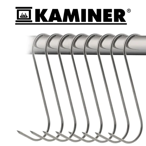 Kaminer 25553 – 15 nerūdijančio plieno rūkymo kabliukų image 3