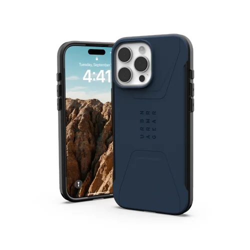 UAG Civilian MagSafe dėklas iPhone 16 Pro Max, mėlynas image 3