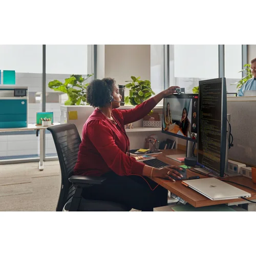HP Poly Blackwire 3320 Stereo USB-C ausinės su USB-C/A adapteriu image 2