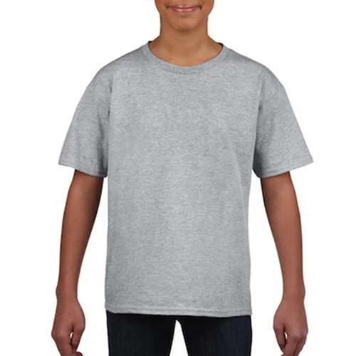 Gildan 64000B vaikiški marškinėliai trumpomis rankovėmis - M (116/134), Sport Grey image 3