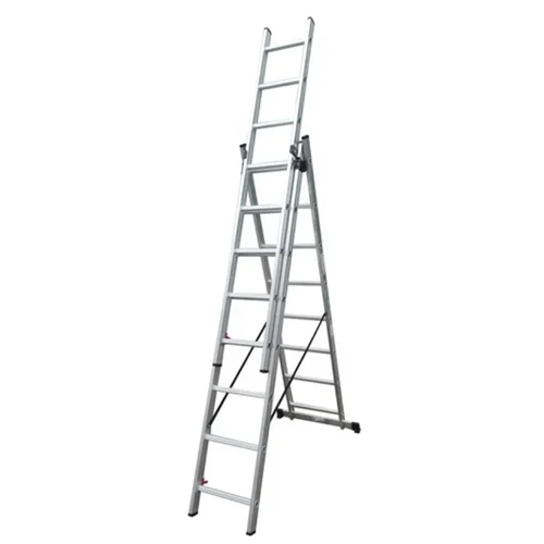 Haushalt BL-E308 Kopėčios, 3 dalių, 8 pakopos, 228–508 cm image 1