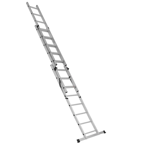 Haushalt BL-E308 Kopėčios, 3 dalių, 8 pakopos, 228–508 cm image 2