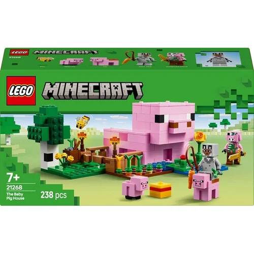 LEGO® Minecraft The Baby Pig House 21268, 238 vnt. image 1