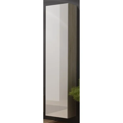 Cama Full VIGO 180 sieninė spintelė, sonoma ir balta image 1