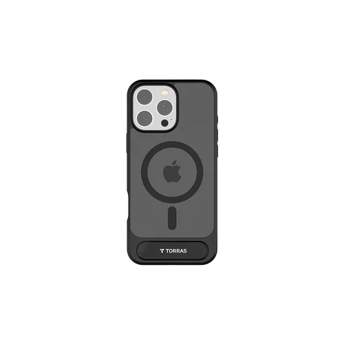 Torras Pstand dėklas iPhone 16 Pro Max, juodas image 1