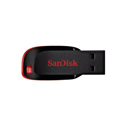 SanDisk Cruzer Blade 32 GB USB atmintinė, juoda ir raudona image 2