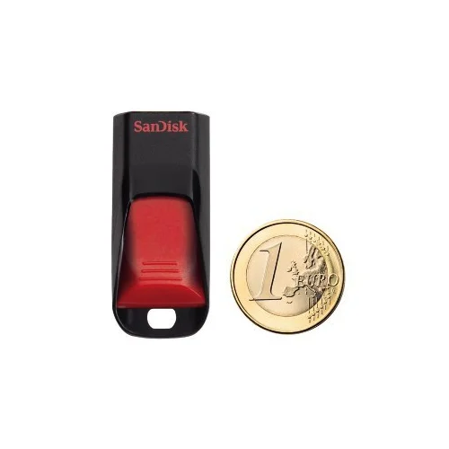 SanDisk Cruzer Blade 32 GB USB atmintinė, juoda ir raudona image 3