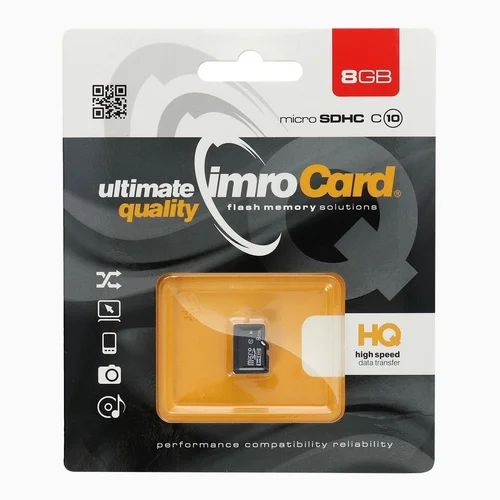 IMRO 8 GB microSDHC UHS-I, 100 MB/s image 1
