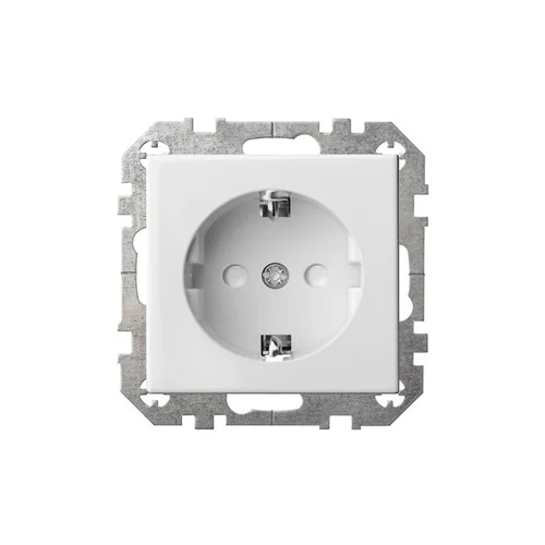 LIREGUS Epsilon IKL16-214-01 E/B kištukinis lizdas, baltas image 1
