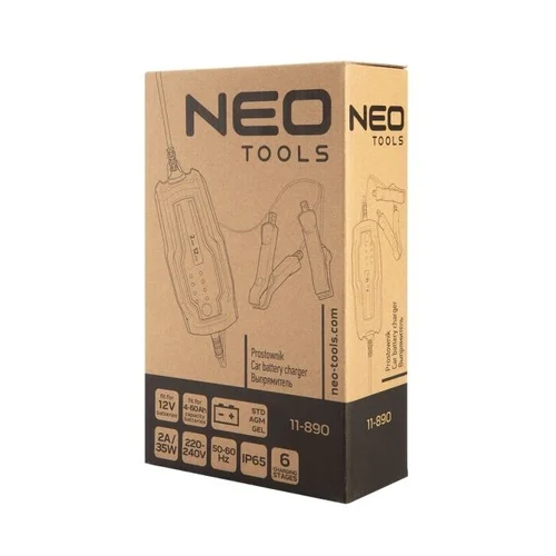 Neo Tools 11-890 4-60Ah Automatinis akumuliatorių įkroviklis image 2