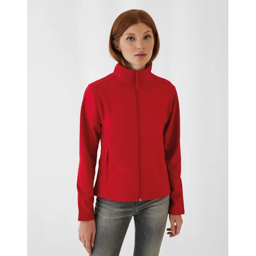 B&C JWI63 moteriška Softshell striukė - S, Dark Grey/Neon Orange image 2