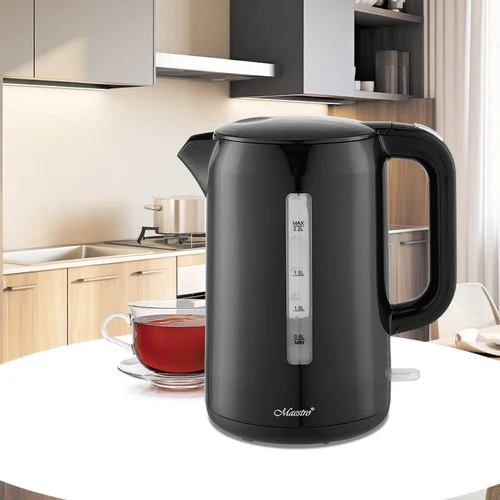 Maestro MR-022-BLACK elektrinis virdulys 2,2 L 2200 W, juodas image 2